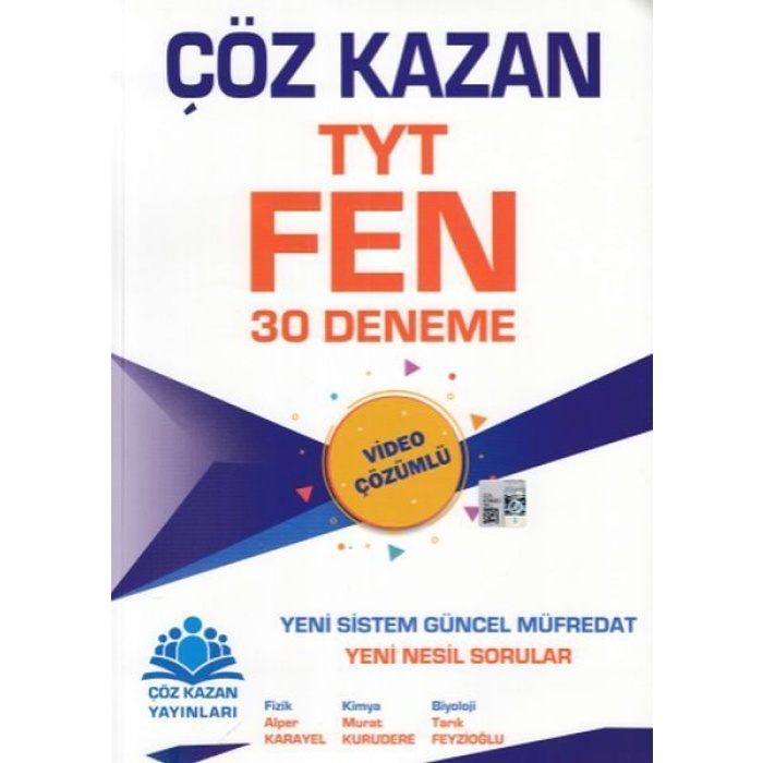 Çöz Kazan TYT Fen 30 Deneme (Yeni)