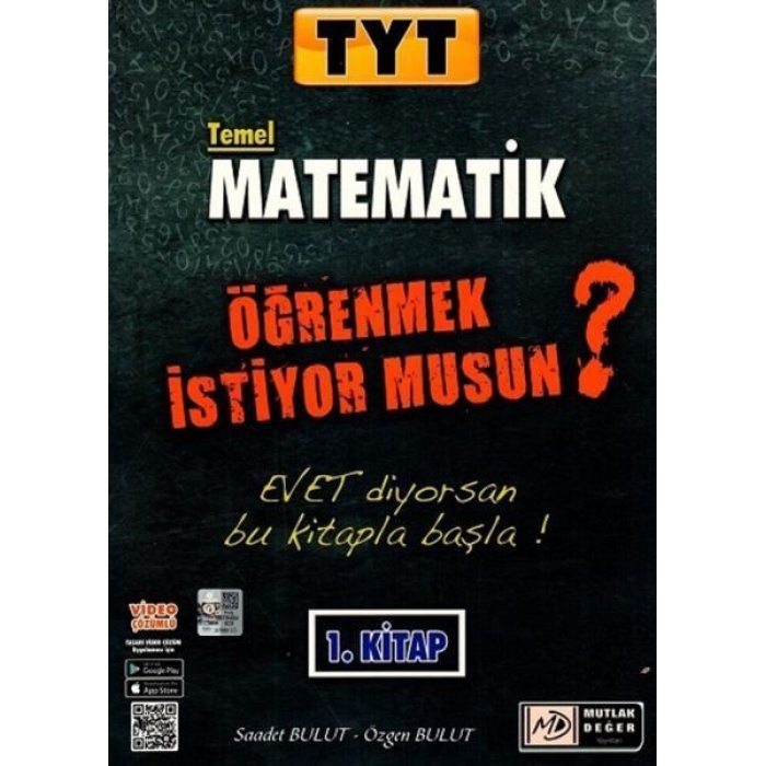 Mutlak Değer TYT Temel Matematik Video Çözümlü Soru Bankası 1. Kitap  (4022)