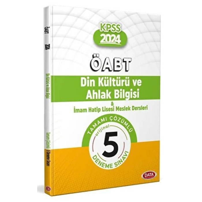 ÖABT Din Kültürü ve Ahlak Bilgisi ve İHL Meslek Dersleri Öğretmenliği Tamamı Çözümlü 5 Deneme Sınavı  (4022)