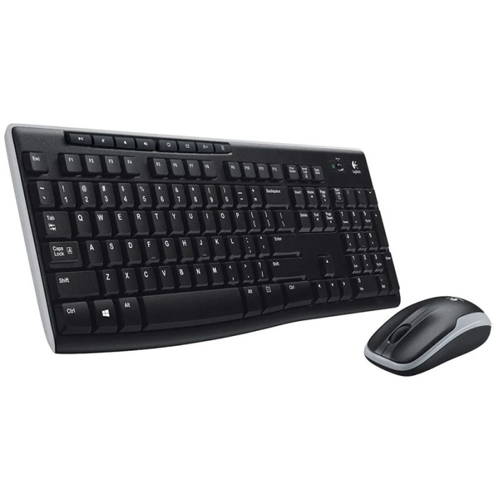 CLZ192 LOGITECH MK270 SİYAH KABLOSUZ Q KLAVYE SET (4172)