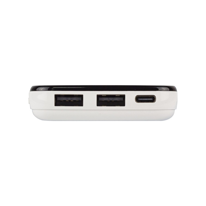 CLZ192 S-LINK IP-G2710 10000MAH POWERBANK 2 USB PORT BEYAZ LCD GÖSTERGELİ POWERBANK (4172)