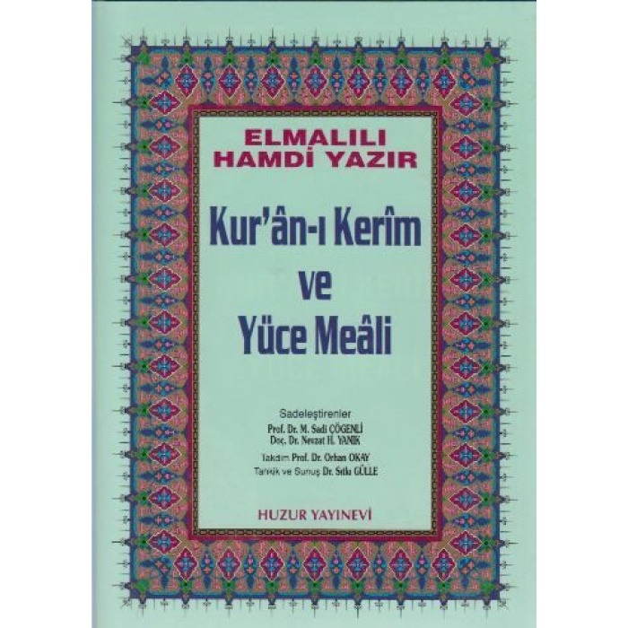 Kuranı Kerim ve Yüce Meali Küçük Boy - Mavi