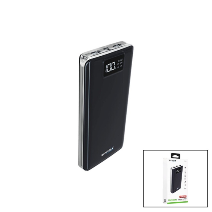 CLZ192 20.000MAH LED DİJİTAL POWERBANK 2 GİRİŞ - 2 ÇIKIŞ (4172)