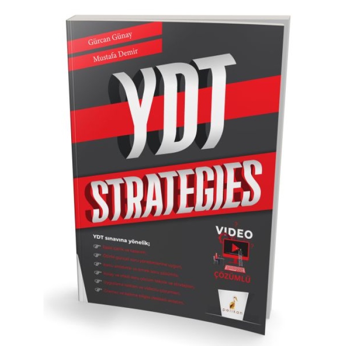 Pelikan YDT Strategies Video Çözümlü Soru Bankası  (4022)