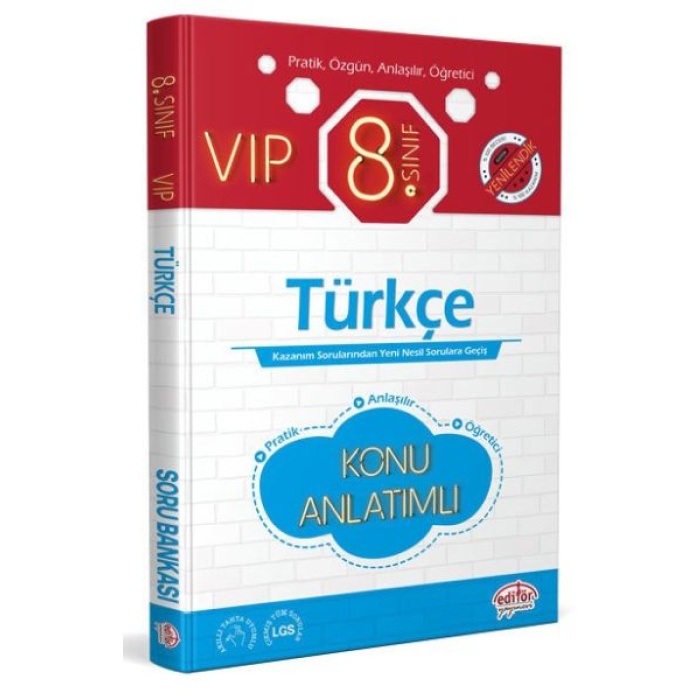 Editör 8. Sınıf VIP Türkçe Konu Anlatımı