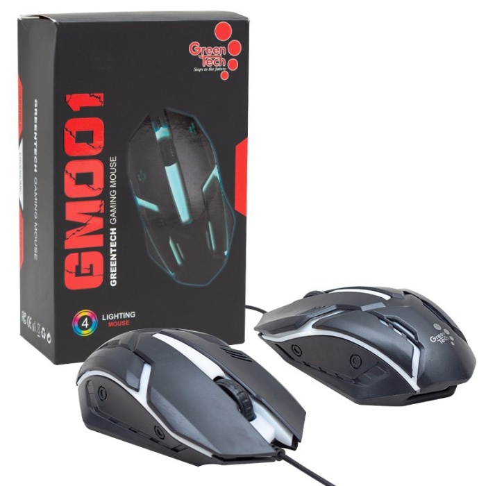 CLZ192 GM-001 4 RENKLİ KABLOLU GAMING MOUSE (4172)