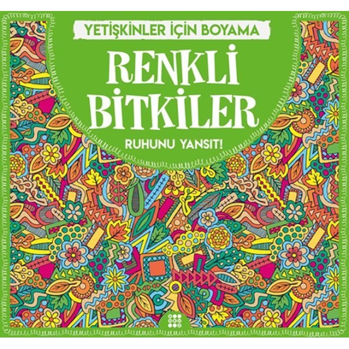 Renkli Bitkiler - Yetişkinler İçin Boyama