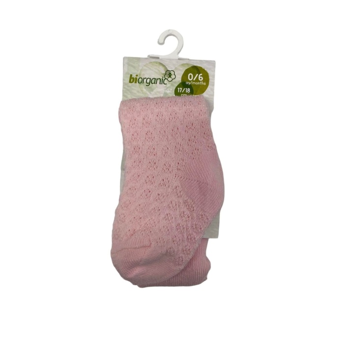 Bibaby Biorganic New Summer Külotlu Çorap 68478 Pembe