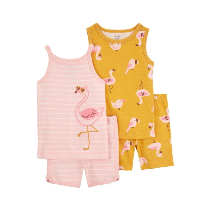 Carters Kız Bebek 4Lü Pijama Set 1Q515010 Karışık Renkli