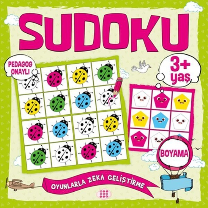 Çocuklar İçin Sudoku - Boyama (3+ Yaş)  (4022)