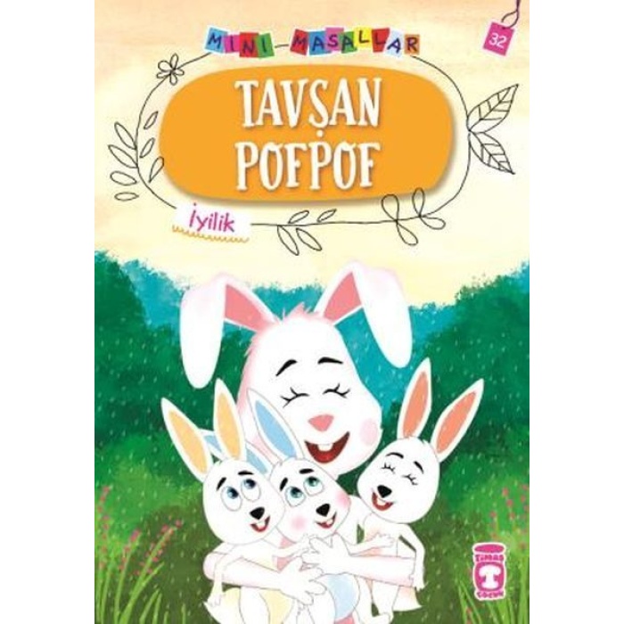 Tavşan Pofpof - Mini Masallar 4 (32)  (4022)