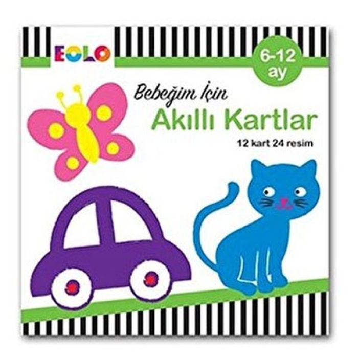 Eğitici Kartlar-Bebeğim için Akıllı Kartlar 6-12 ay  (4022)