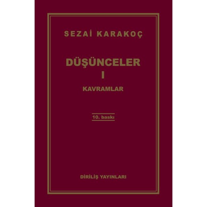 Düşünceler 1 - Kavramlar  (4022)