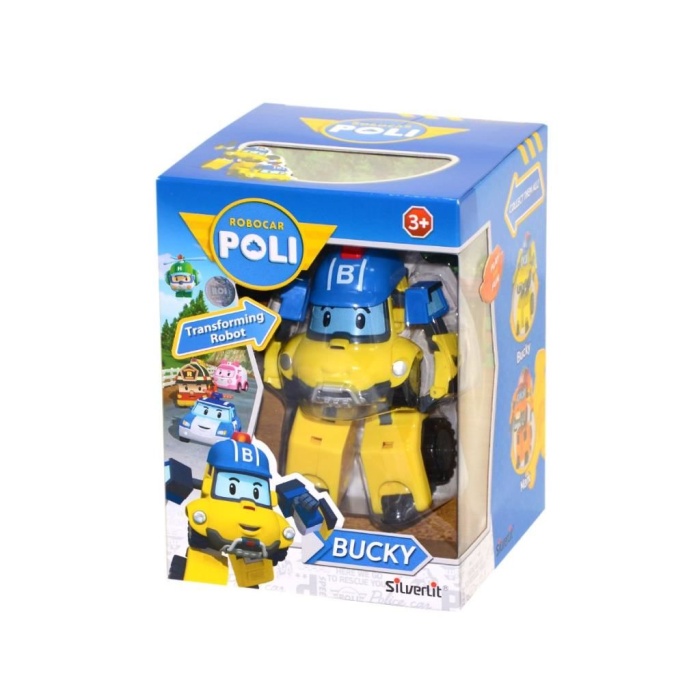 POLI/83308 Robocar Poli Hareketli Figür Bucky-Necotoys