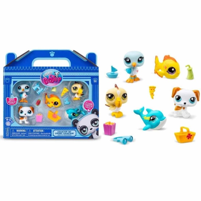 1005103 Littlest Pet Shop Minişler 5li Figür Seti S1 Çiftlik Temalı -Sunman