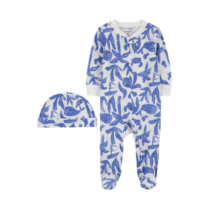 Carters Layette Erkek Bebek Uyku Tulumu 1Q476110 Karışık Renkli