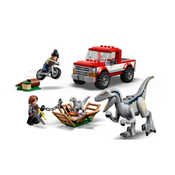 76946 Lego Jurassic World, Blue ve Beta Velociraptor Yakalama, 181 parça, +6 yaş