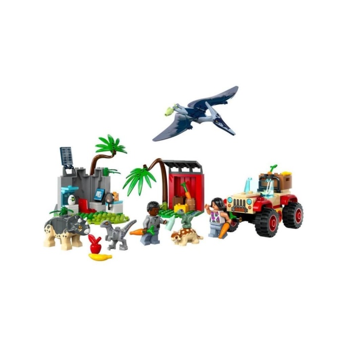 76963 LEGO® Jurassic World Yavru Dinozor Kurtarma Merkezi 139 parça +4 yaş