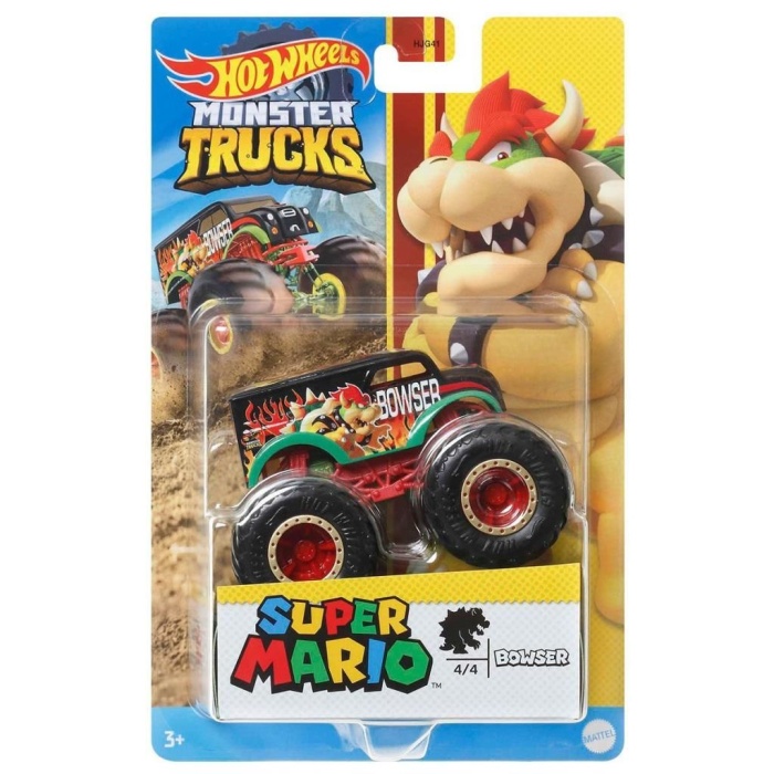 HJG41 Hot Wheels Monster Trucks Gösteri Dünyası Temalı 1:24 Arabalar