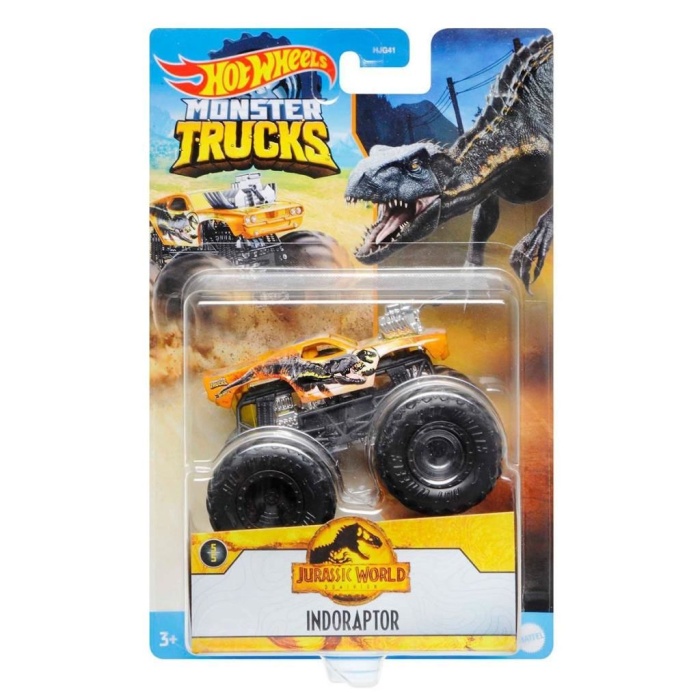 HJG41 Hot Wheels Monster Trucks Gösteri Dünyası Temalı 1:24 Arabalar