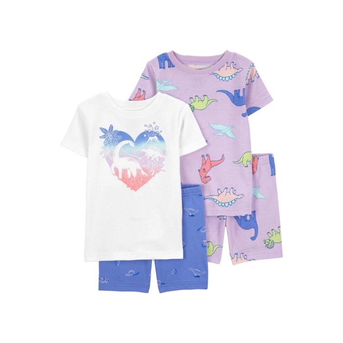 Carters Kız Bebek 4Lü Pijama Set 1Q514810 Karışık Renkli