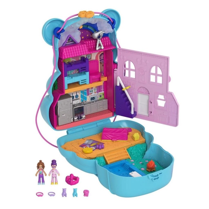 GKJ63 Polly Pocket Çanta Olabilen Micro Oyun Setleri / +4 yaş