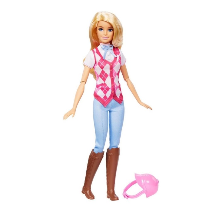 HXJ38 Barbie Binici Bebek - Malibu -Barbie Mysteries: The Great Horse Chase