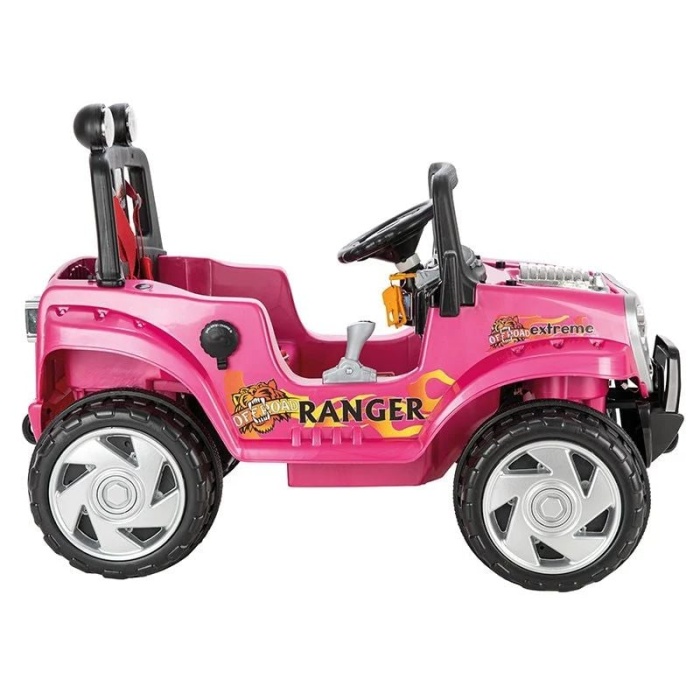 Pilsan Ranger Uzaktan Kumandalı Akülü Araba 12 Volt 05-107 Metalik Pembe