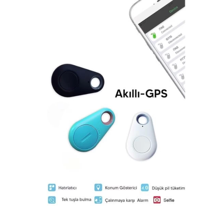 Akıllı Mini Gps Eşya Kedi Köpek Çocuklar Bulucu