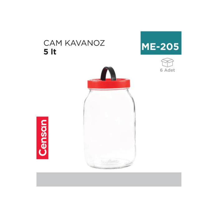 5 Lt. Cam Kavanoz Royaleks-13652