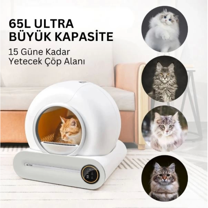 Akıllı Otomatik Kedi Tuvaleti