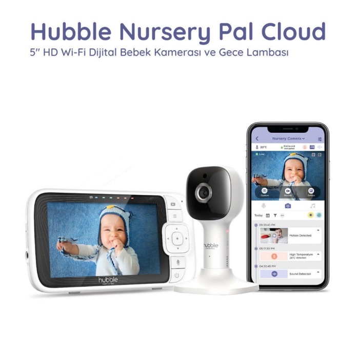 Motorola Hubble Nursery Pal Cloud Dijital Bebek Kamerası