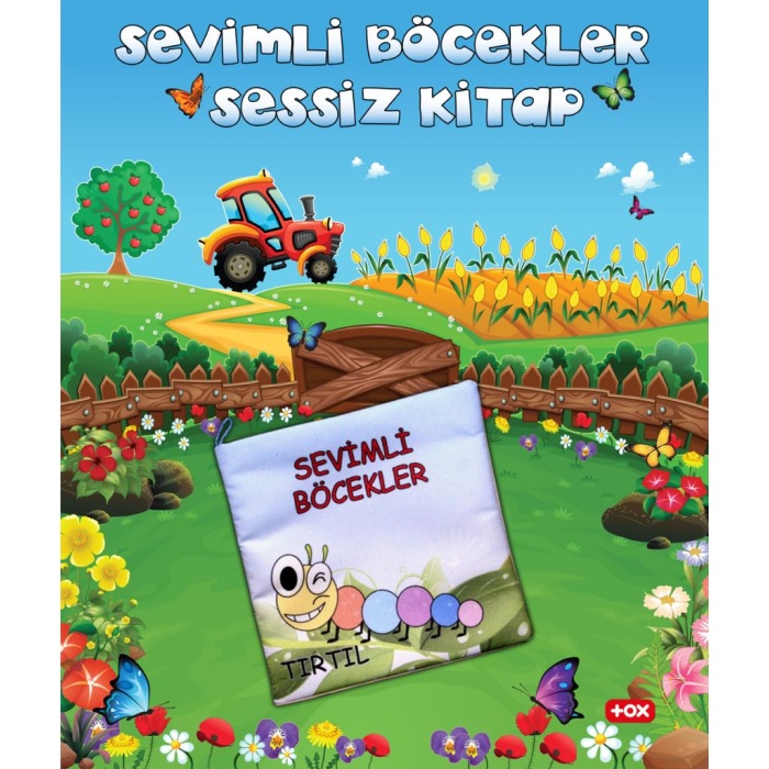 Sevimli Böcekler Kumaş Sessiz Kitap