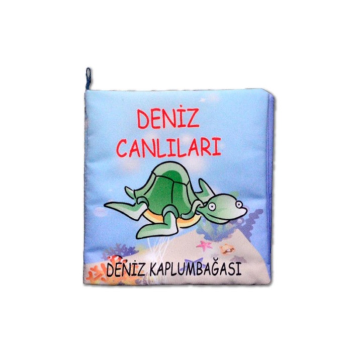 Deniz Canlıları Kumaş Sessiz Kitap