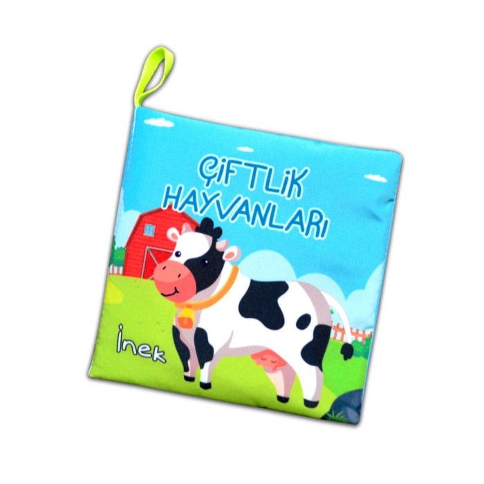 Çiftlik Hayvanları Kumaş Sessiz Kitap