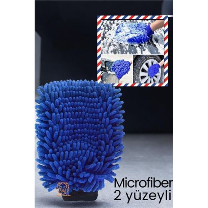 Turk Oto Yıkama Eldiveni Jant Torpido Temizlik Eldiveni Microfiber