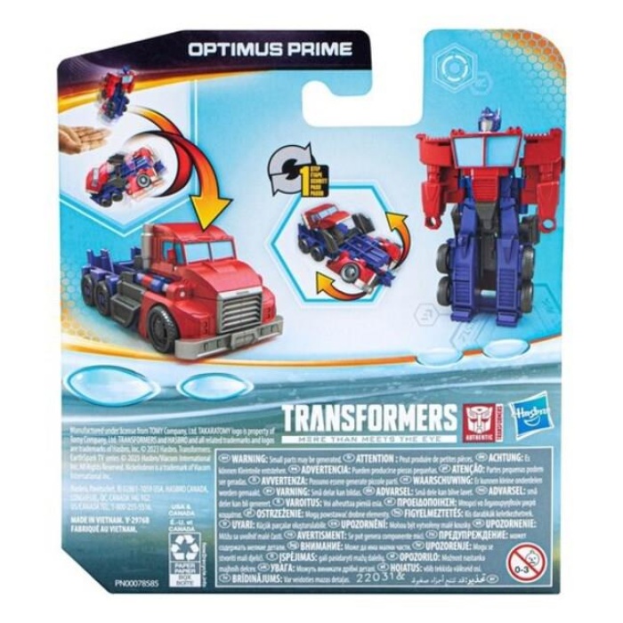 Transformers Earthspark Tek Adımda Dönüşen Figür Optimus Prime