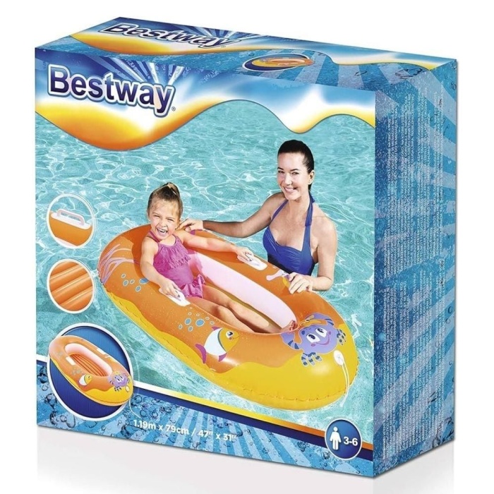 Bestway Desenli Çocuk Botu 119x79 Cm - 34009