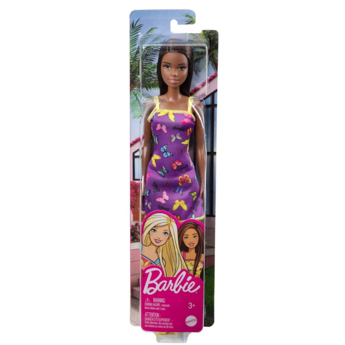 Şık Barbie Mor Mattel Lisanslı  - T7439-HBV07