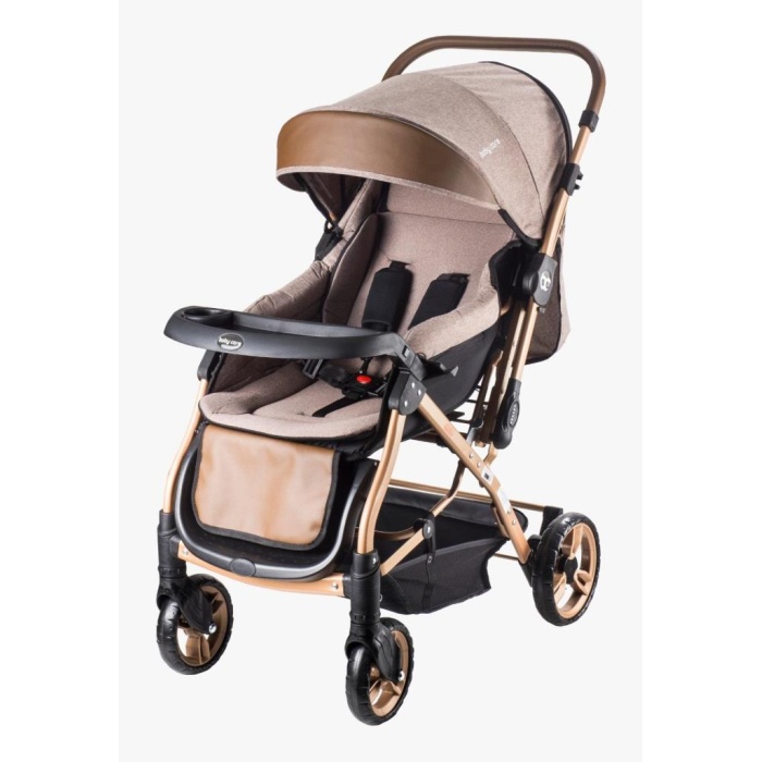 Baby Care 65 Capron Gold Çift Yönlü Puset Kahve