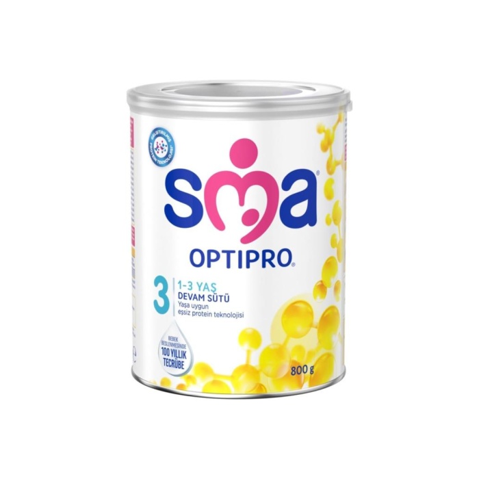 SMA Optipro Probiyotik 3 Bebek Devam Sütü 1-3 Yaş 800 Gr