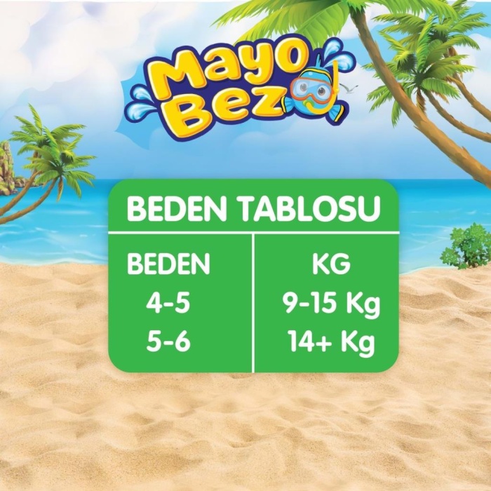 Molfix Mayo Bez 4-5 Beden 9-15 Kg 11 Adet