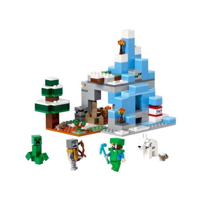 21243 Lego Minecraft Donmuş Tepeler 304 parça +8 yaş