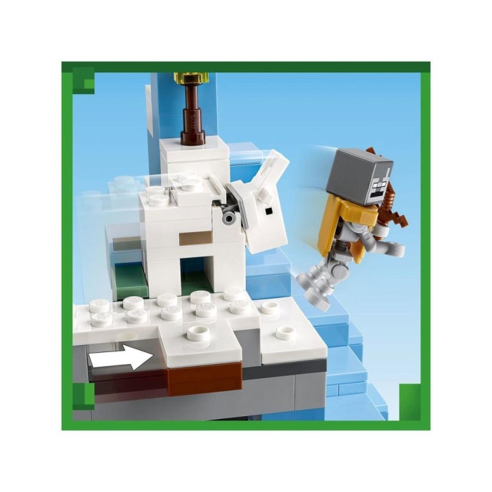 21243 Lego Minecraft Donmuş Tepeler 304 parça +8 yaş