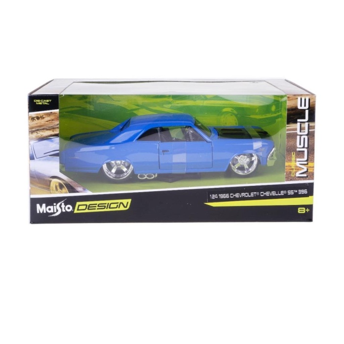 MAY 31333 1:24 1966 Chevrolet Chevelle SS 396 Model Araba -Necotoys