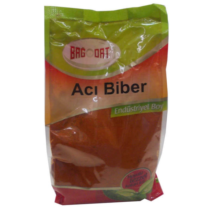 Kırmızı Toz Biber Acılı Renk Biberi 1000 Gr Paket