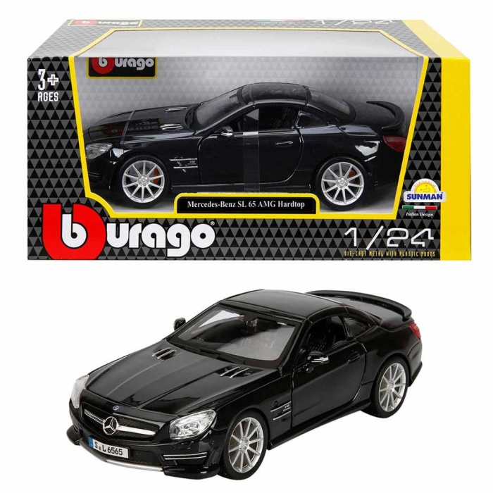 1:24 Mercedes Benz SL 65 AMG Hardtop Model Araba