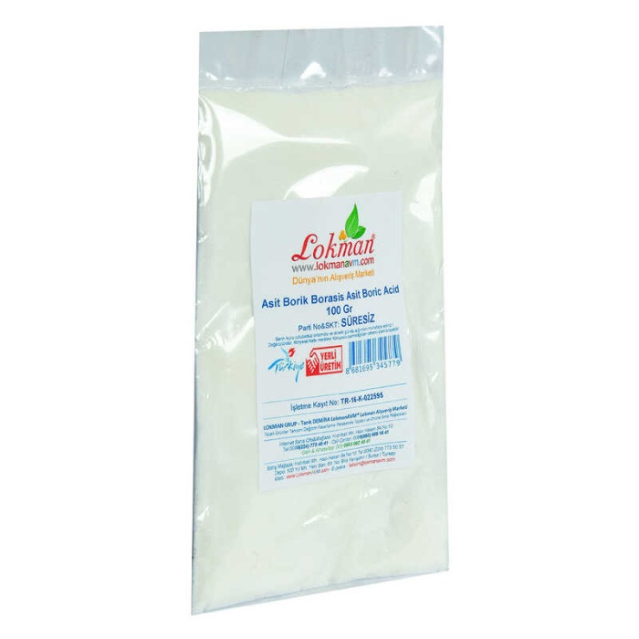 Asit Borik Borasis Asit Boric Acid 100 Gr Paket