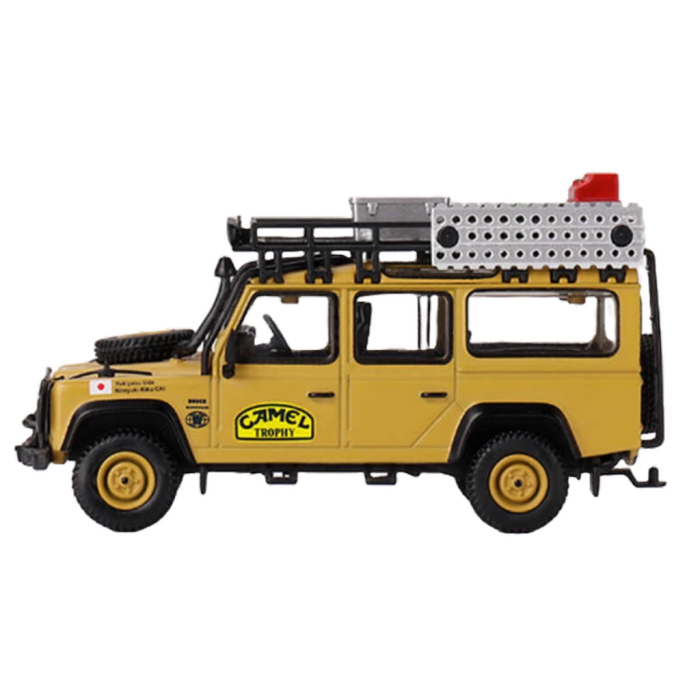 Mini GT 1/64 Land Rover Defender 110 1989 Camel Trophy Amazon Team Japan