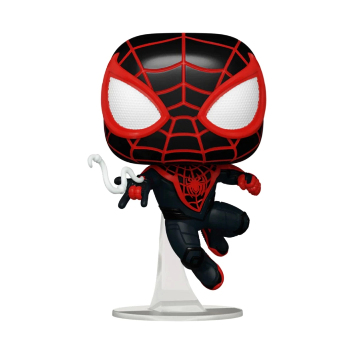 Funko POP Games Spider-Man 2  Miles Morales (Upgraded Suit)